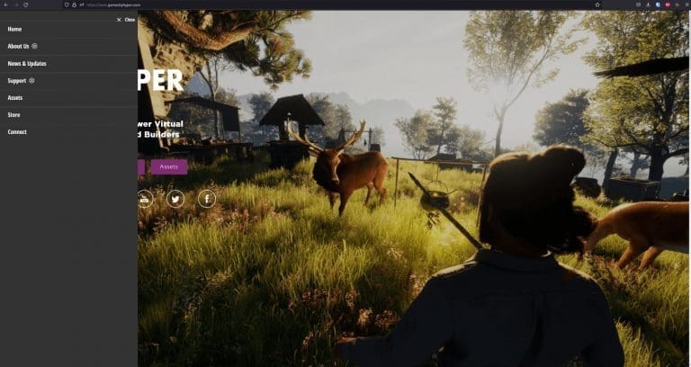 Website Under Development visual for Games by Hyper Unreal Engine systems