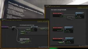 Actor Health System visual for Games by Hyper Unreal Engine systems