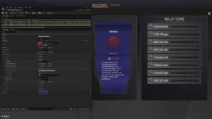 Reputation Manager visual for Games by Hyper Unreal Engine systems