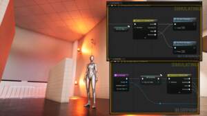 Security System visual for Games by Hyper Unreal Engine systems