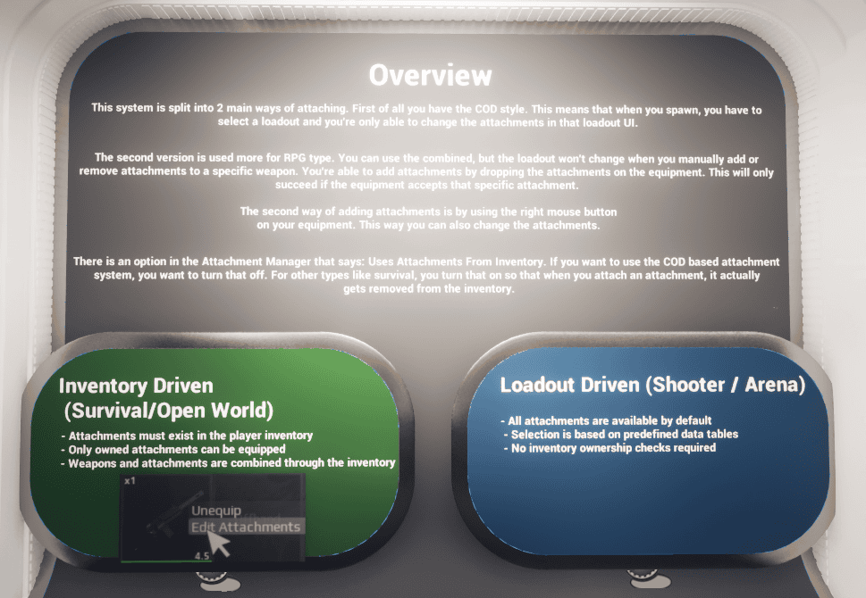 Weapon Attachment System screenshot