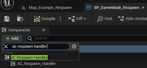 Components screenshot