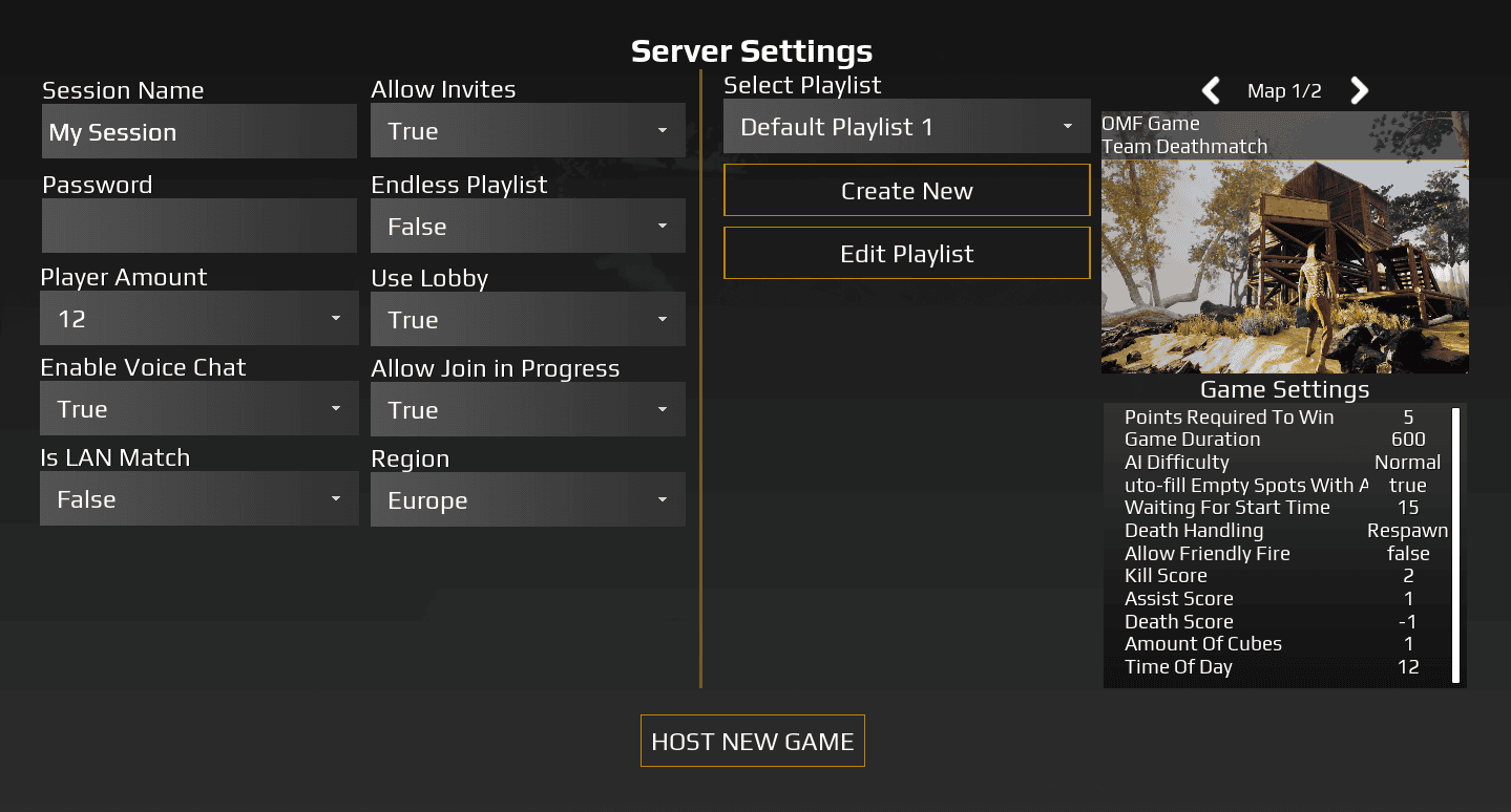 Hosting Flow screenshot