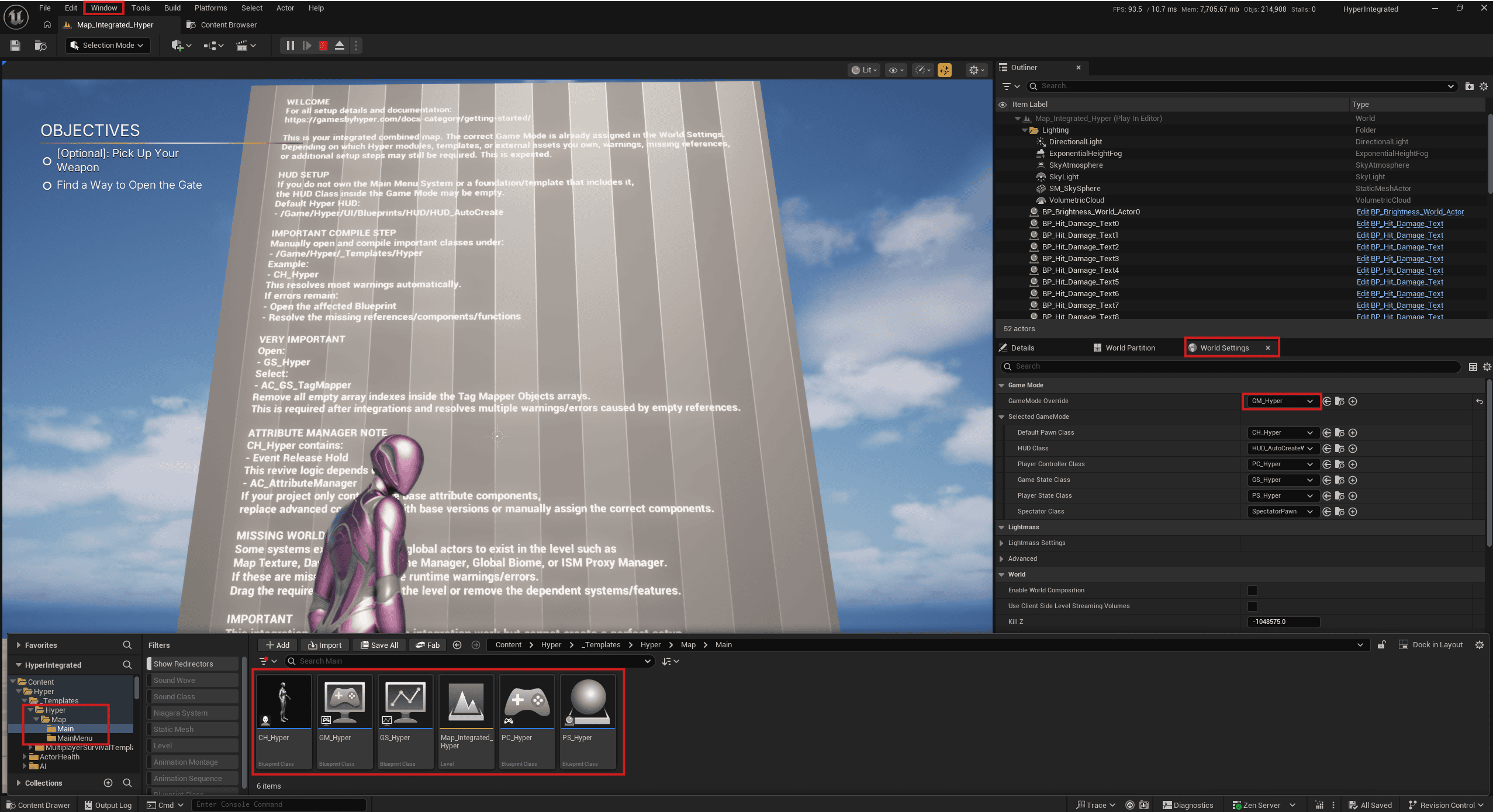 Generated GM_Hyper setup after running the integration tool