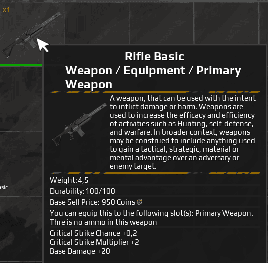 Tooltip screenshot