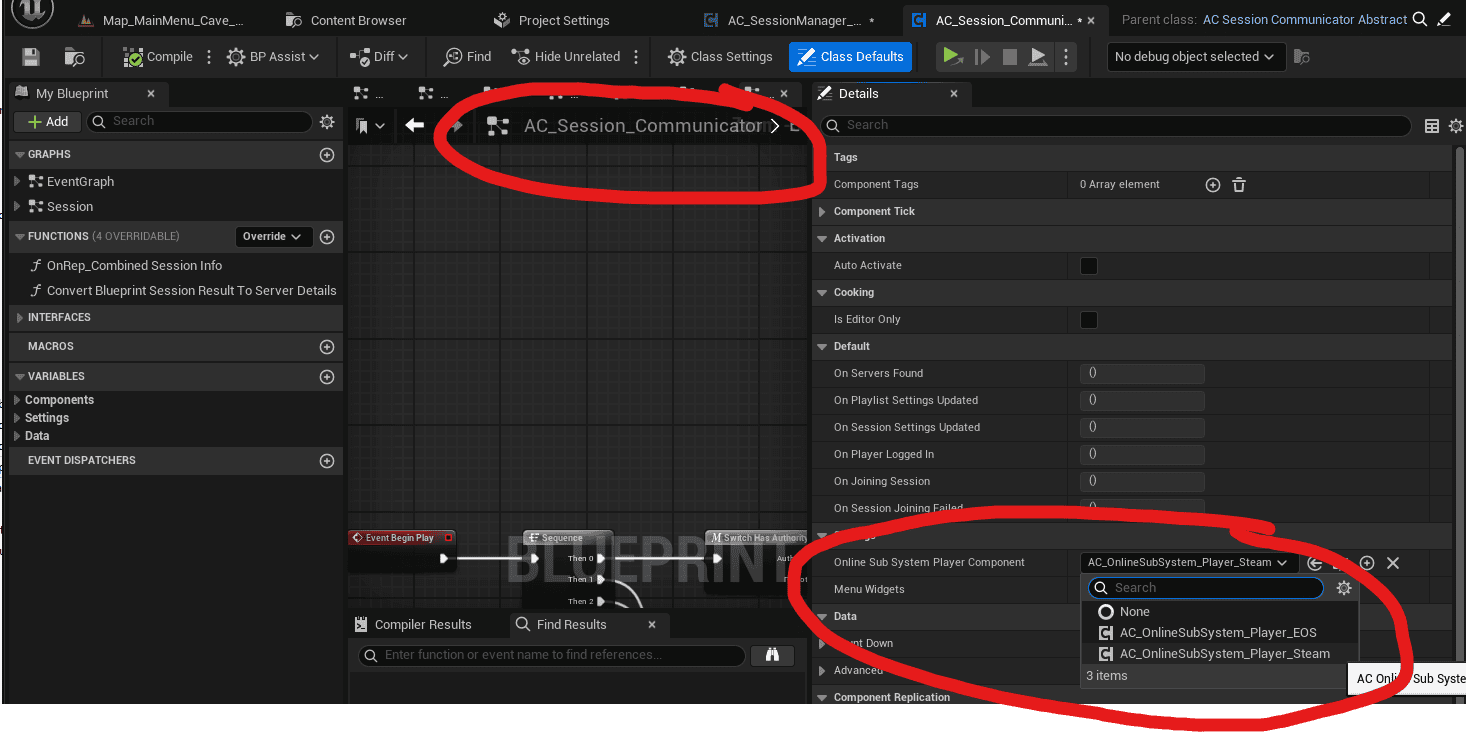 How to use Steam or EOS - Prerequisites screenshot