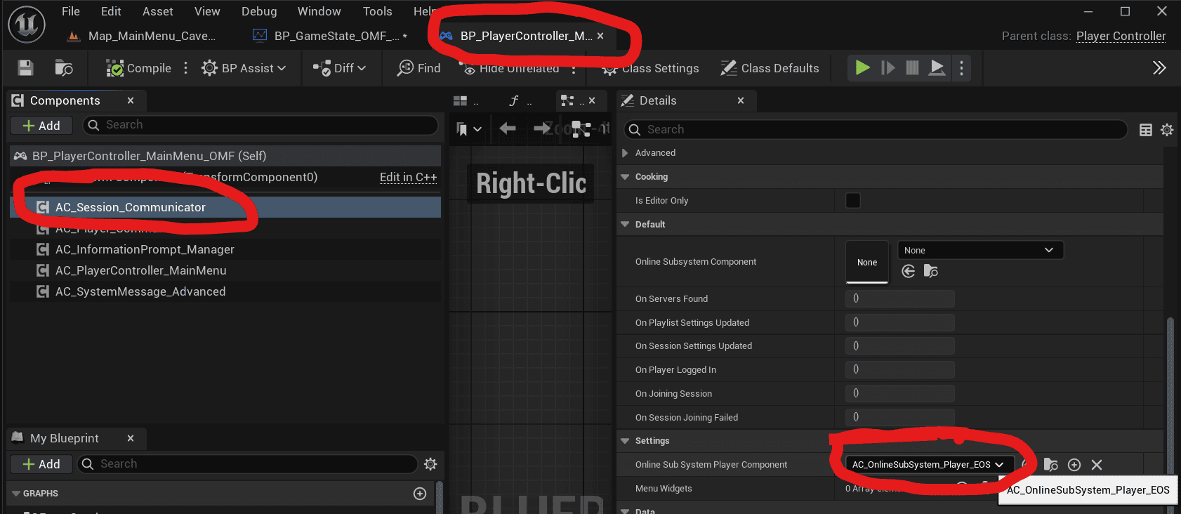 How to use Steam or EOS - Prerequisites screenshot