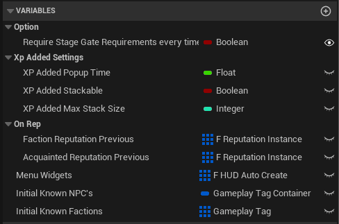 Add Reputation to the Player Controller screenshot