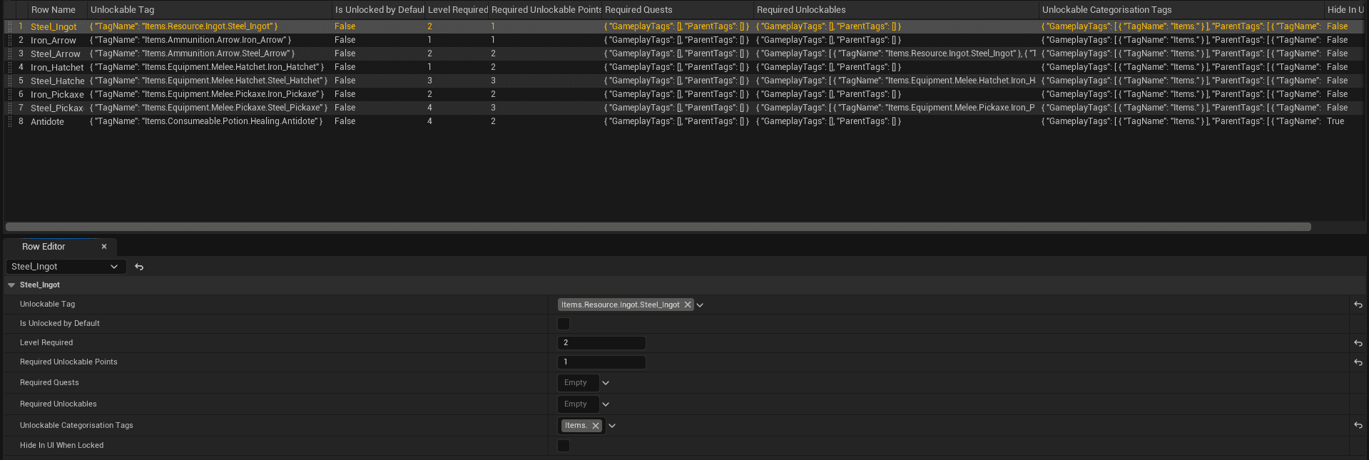 Core Data screenshot