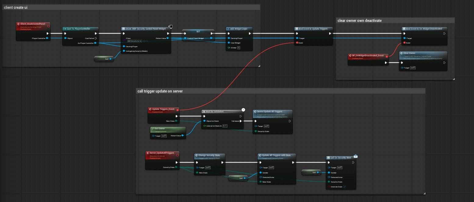 Opening the control panel screenshot